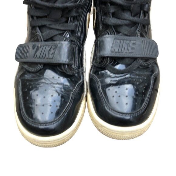 RARE 2018 Nike Air Jordan 1 Legacy 312 Black Gold Patent Size 8 - Picture 5 of 16